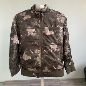 Members Only Camo Camouflage Lightweight Bomber Jacket